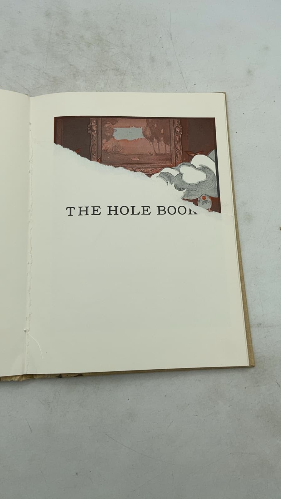 THE Hole Book by Peter Newell - title page