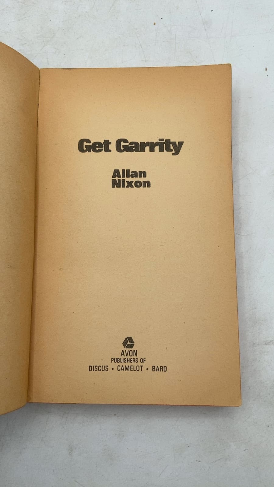 Get Garrity by Allan Nixon - title page