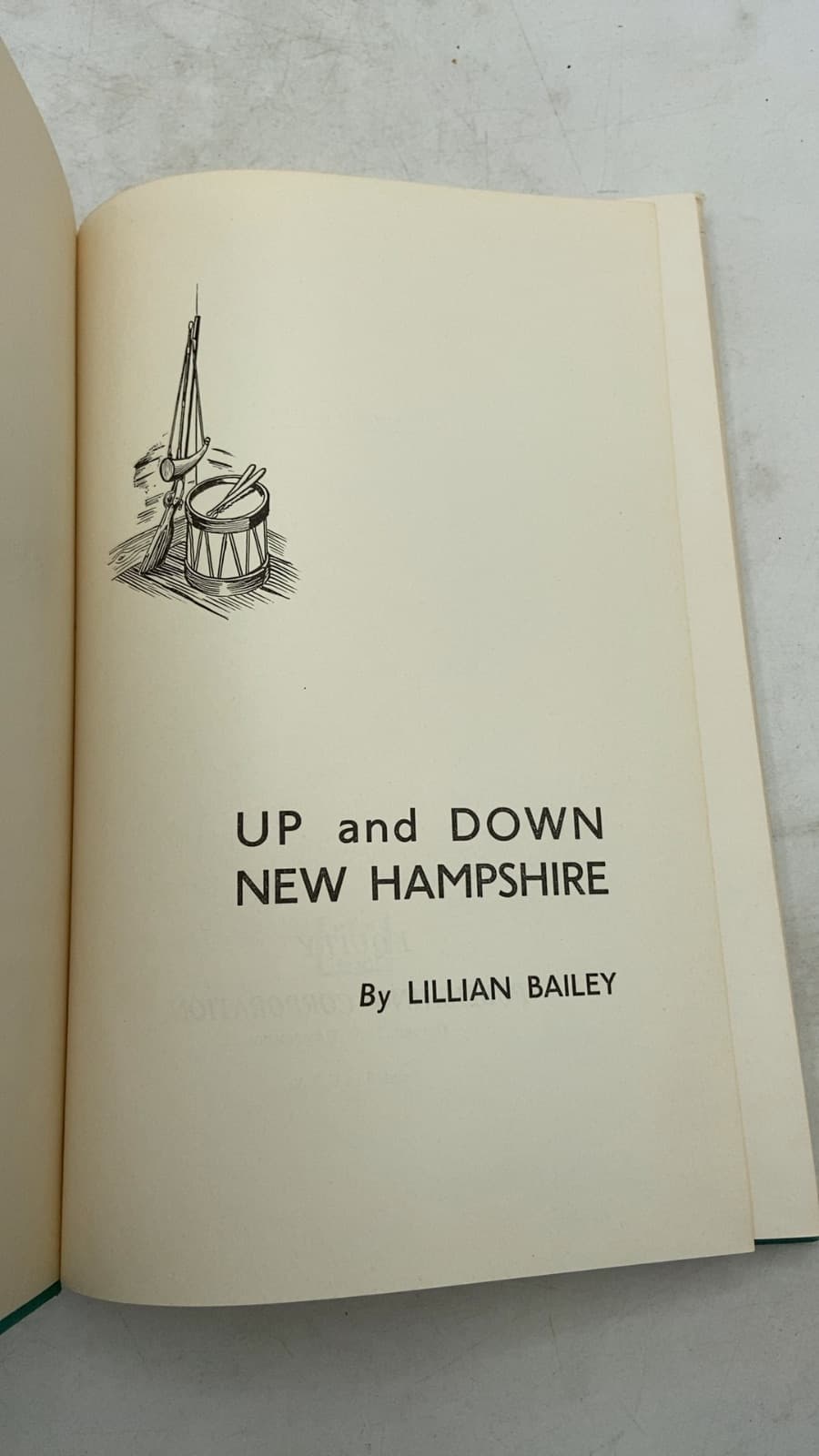 UP and Down NEW Hampshire by Lillian Bailey - title page