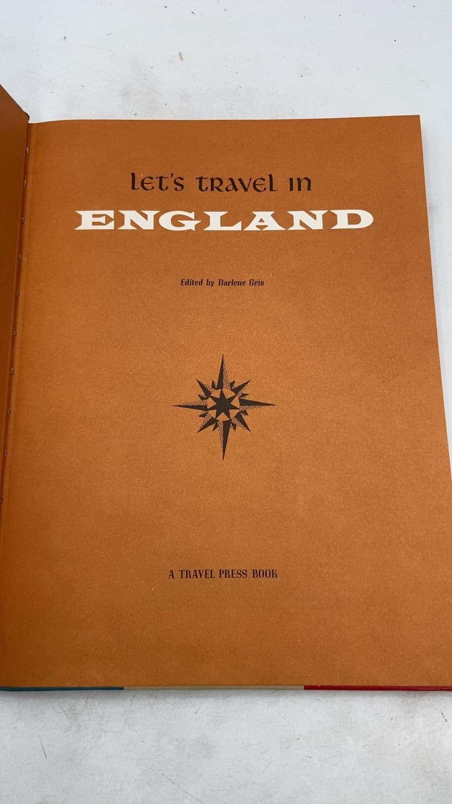 Let's Travel in England by Edited by Darlene Geis - title page