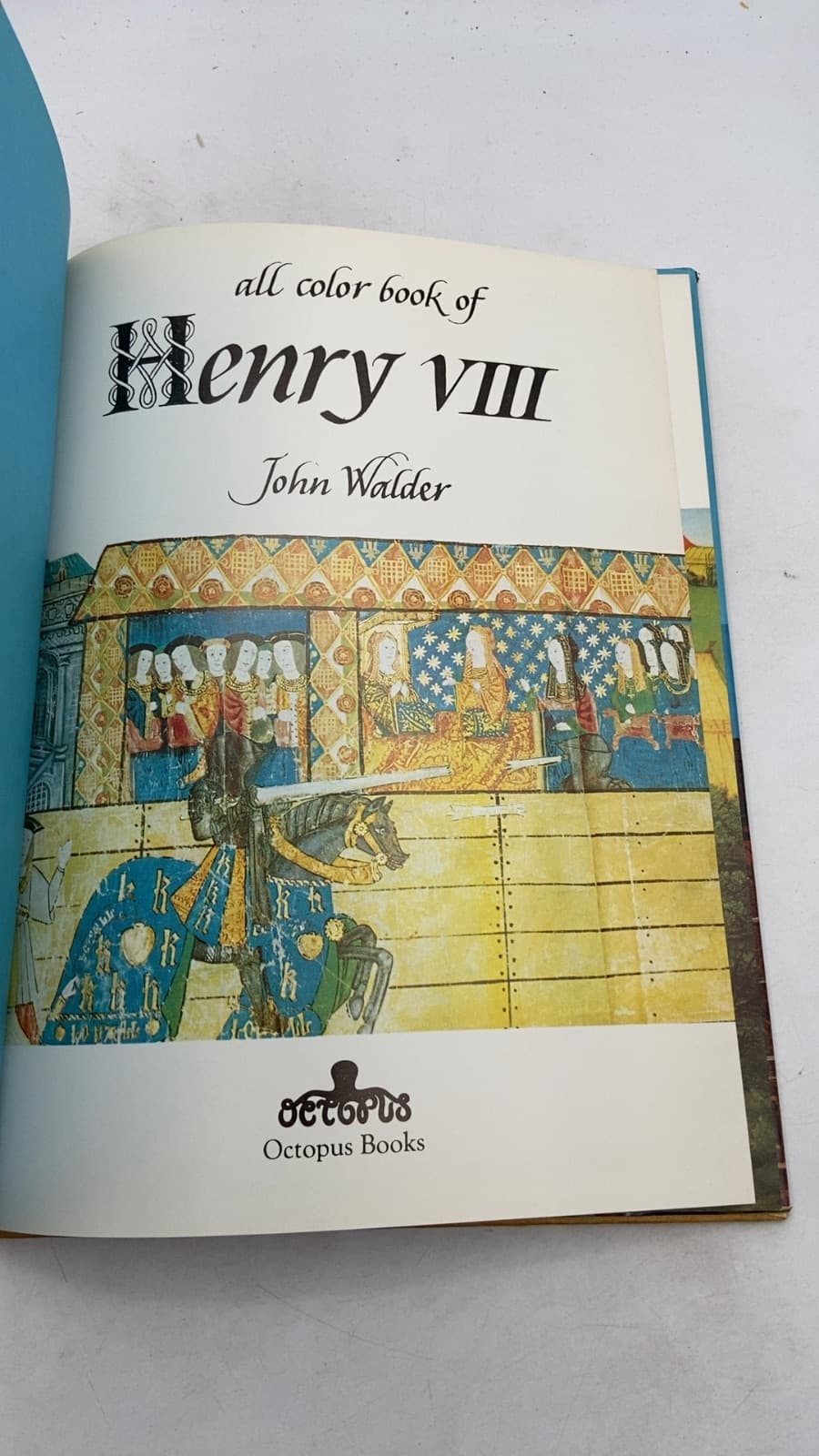 all color book of Henry VIII by John Walder - title page