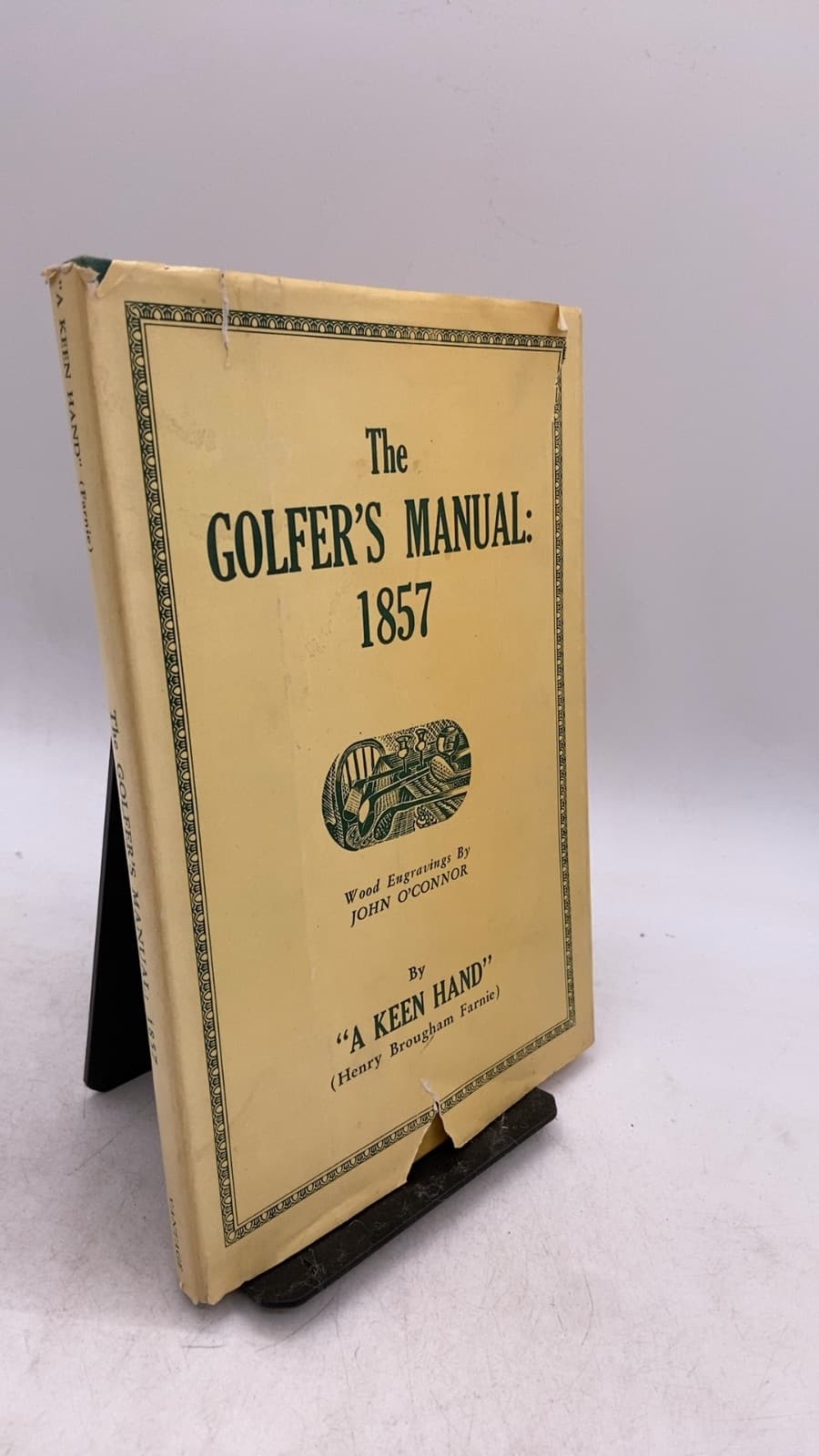 The Golfer's Manual: 1857 by "A Keen Hand" (Henry Brougham Farnie) - front cover