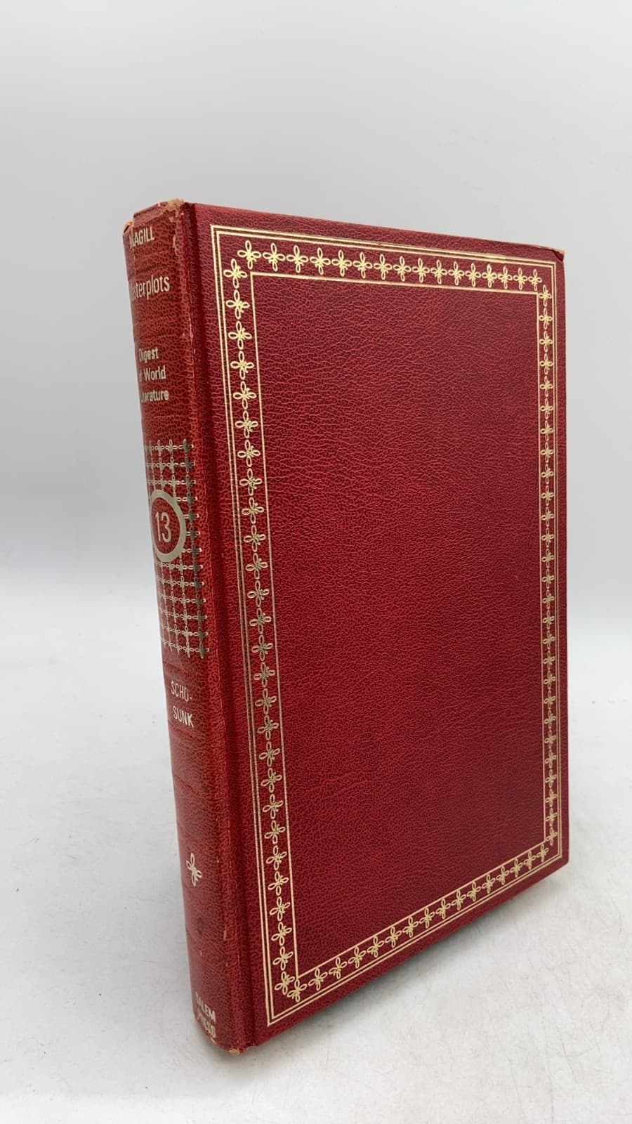 Masterplots: 18-Volume Edition, Volume Thirteen—SCHO-SUNK by Frank N. Magill - front cover