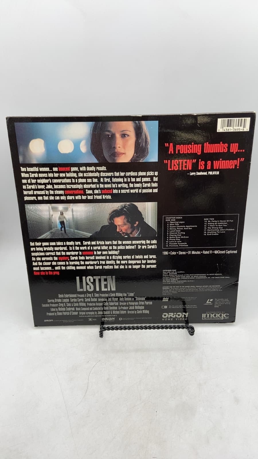 Listen by Gavin Wilding (Director), Jonas Quastel & Michael Bafaro (Screenplay) - title page