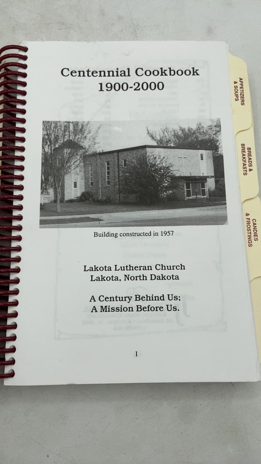 Lakota Lutheran Church Centennial Cookbook 1900-2000 by Lakota Lutheran Church - title page