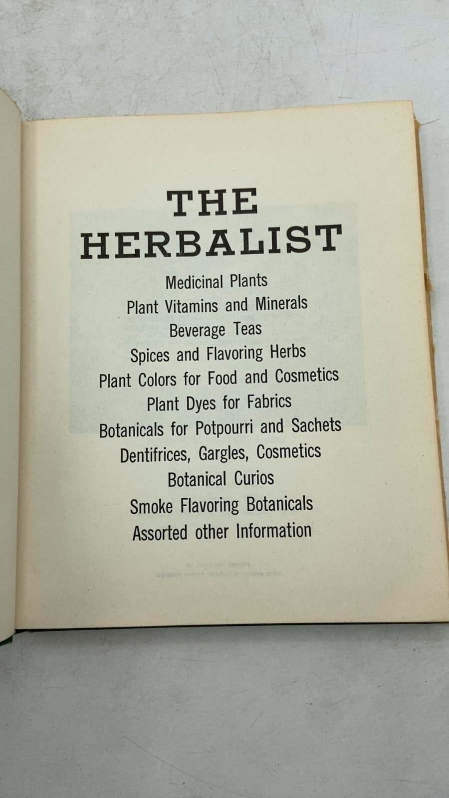 THE Herbalist by Clarence Meyer - title page