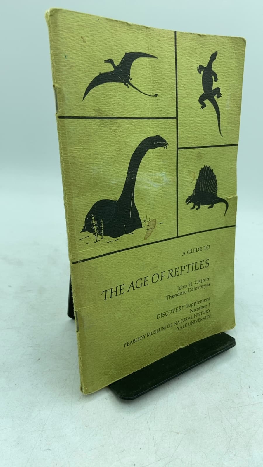 A Guide to The Age of Reptiles by John H. Ostrom and Theodore Delevoryas - front cover