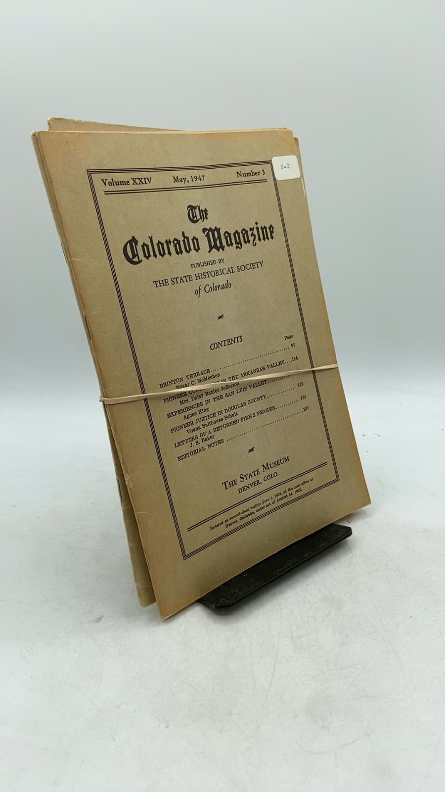 The Colorado Magazine, 1944-1947 by The State Historical Society of Colorado - front cover