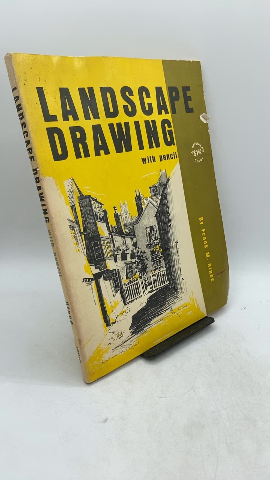 Landscape Drawing With Pencil by Frank M. Rines - front cover