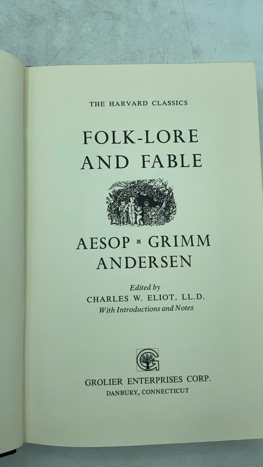 Folk-Lore and Fable: Aesop, Grimm, Andersen by Aesop, Grimm, Andersen; Edited by Charles W. Eliot - title page
