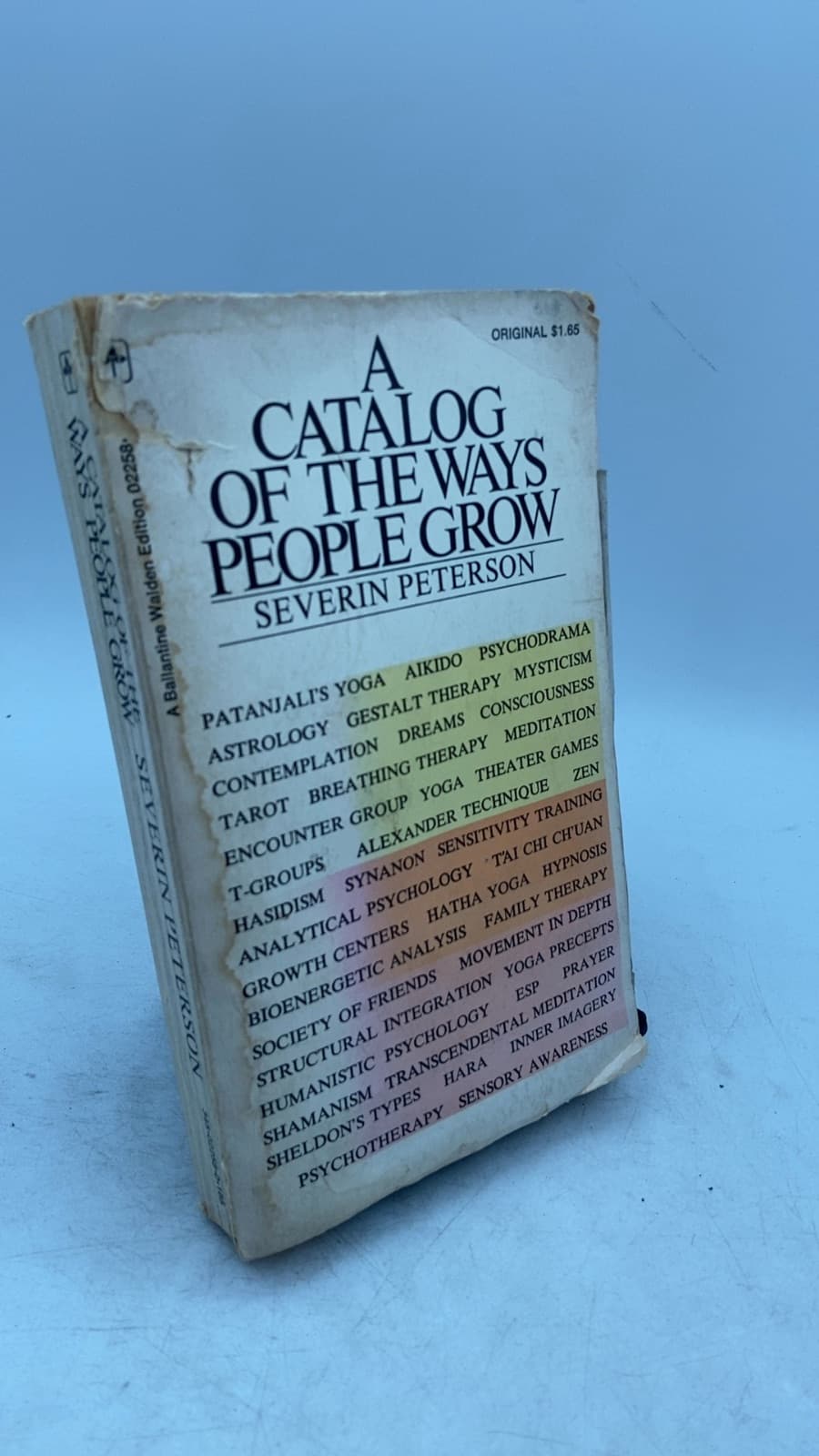 A Catalog of the Ways People Grow by Severin Peterson - front cover