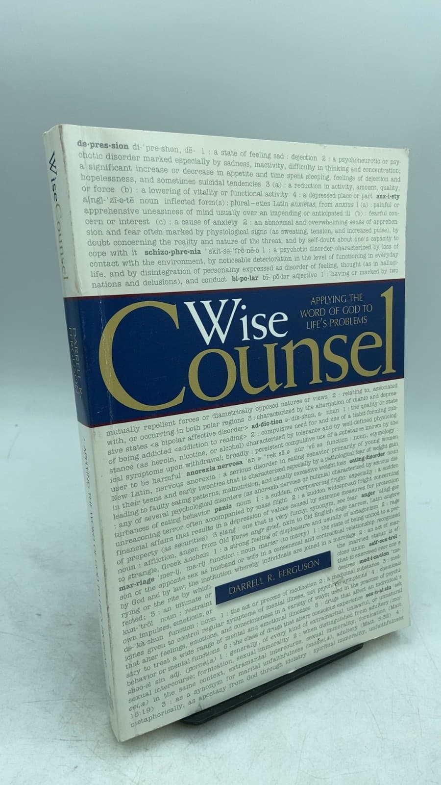 Wise Counsel: Applying the Word of God to Life's Problems by Darrell R. Ferguson - front cover