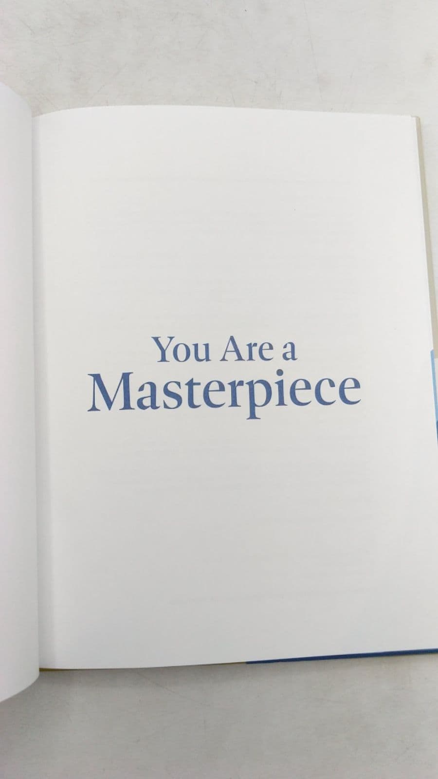 You Are a Masterpiece: God's Promises for Mental, Physical, and Spiritual Strength by Joel Osteen - title page