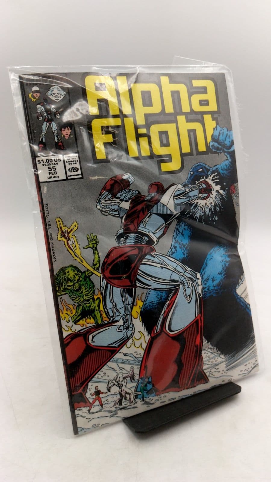 Alpha Flight #55 by Potts, Lee and Milgrom - front cover