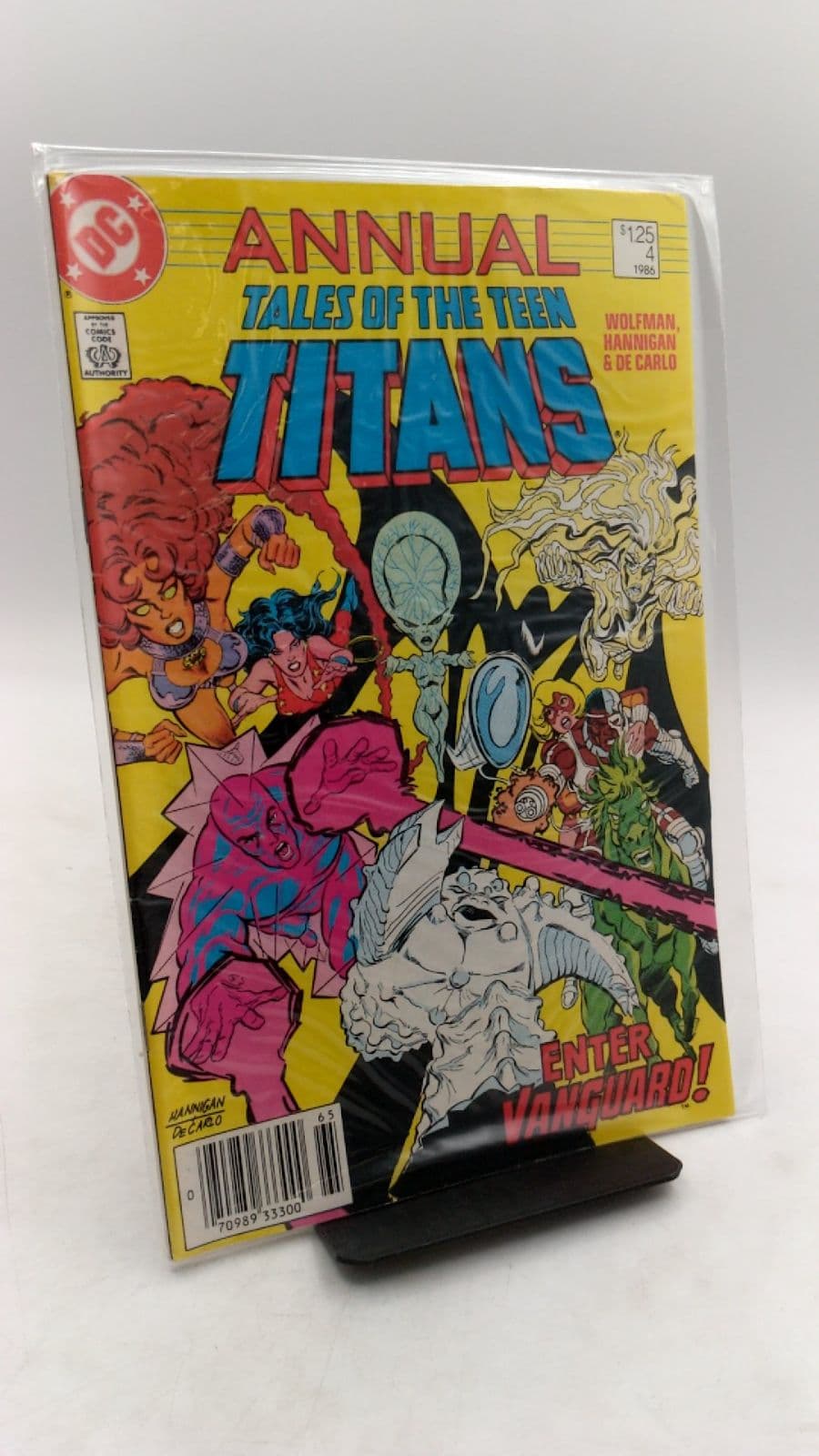 Tales of the Teen Titans Annual #4 by Marv Wolfman, Ed Hannigan, Mike DeCarlo - front cover