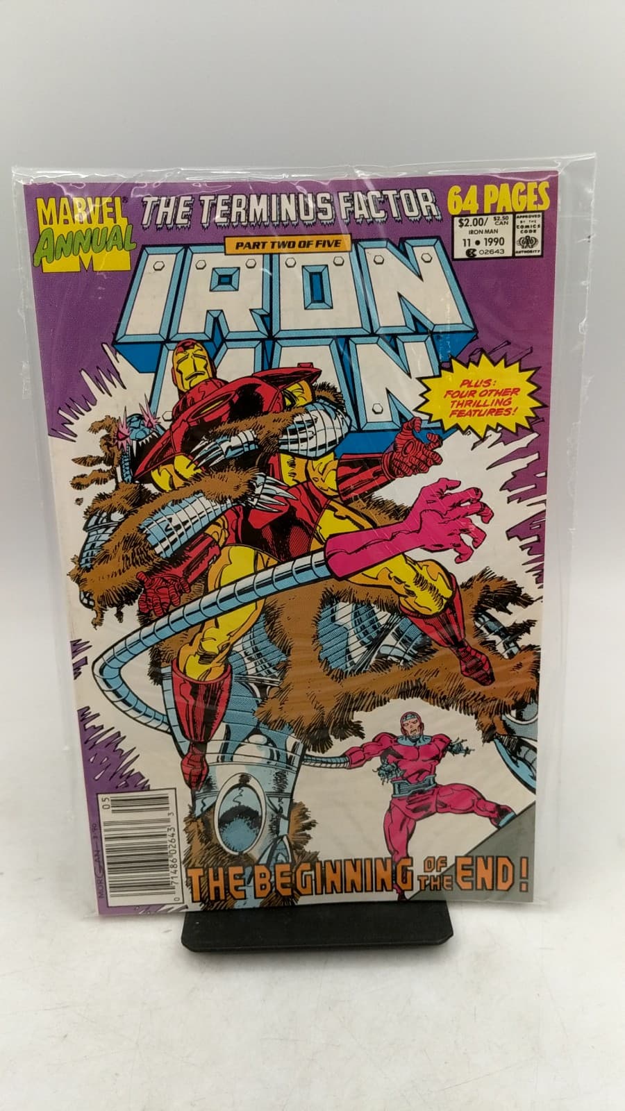 Iron Man Annual #11: The Terminus Factor, Part Two of Five - front cover