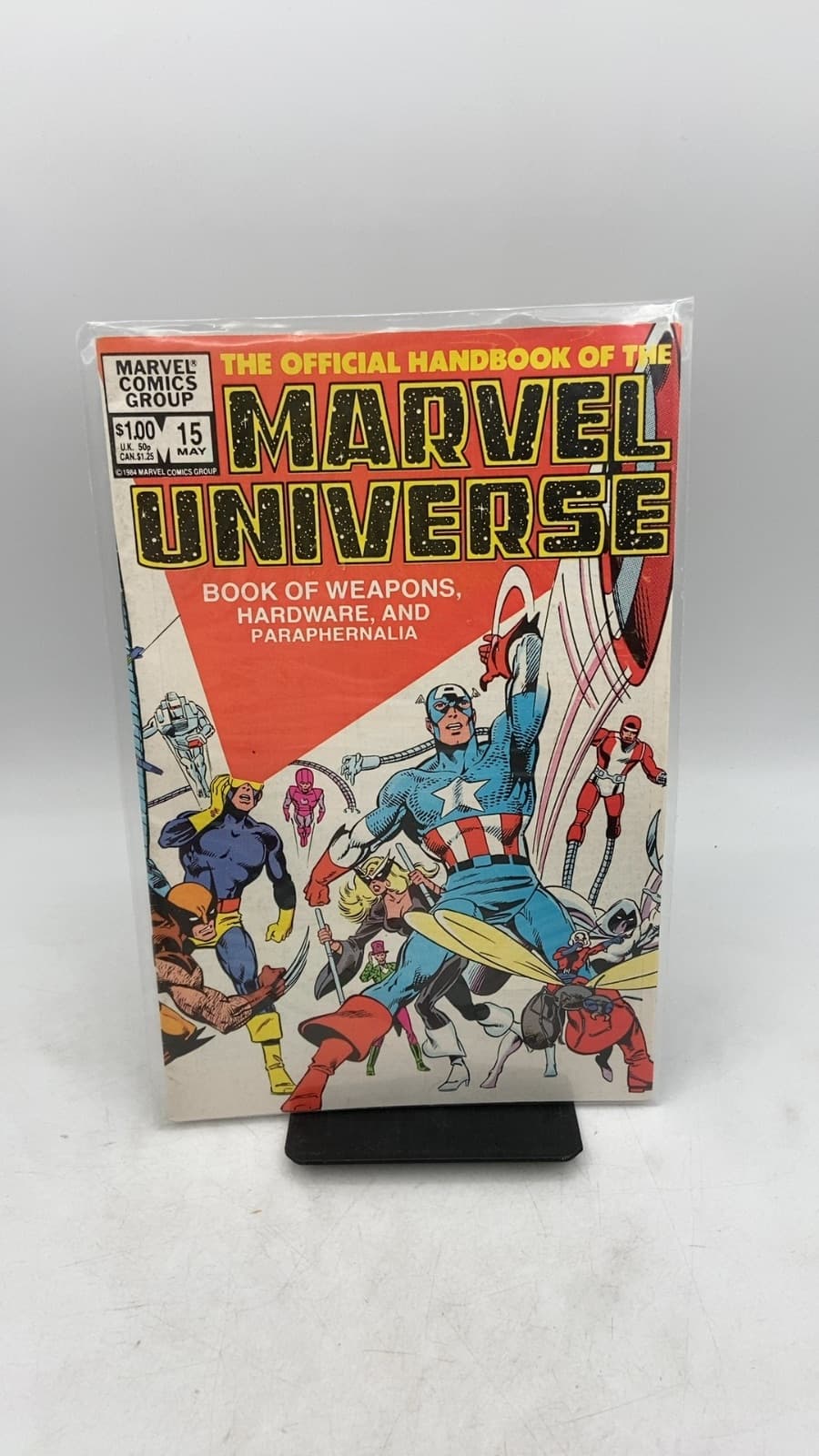 The Official Handbook of the Marvel Universe #15: Book of Weapons, Hardware, and Paraphernalia - front cover