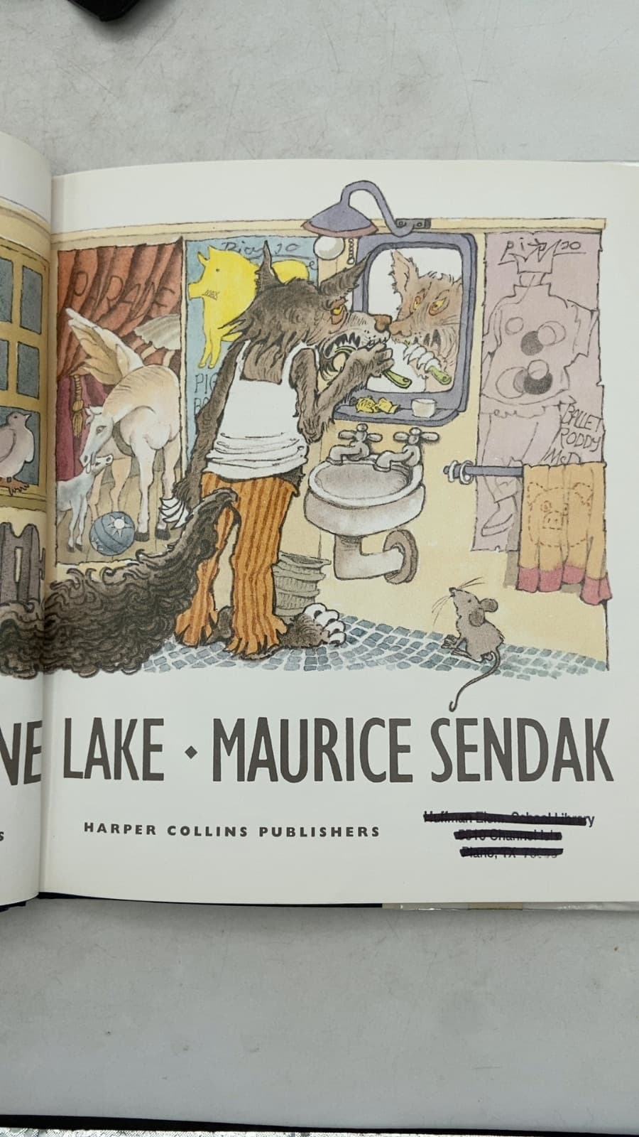 Swine Lake by James Marshall, Maurice Sendak - title page