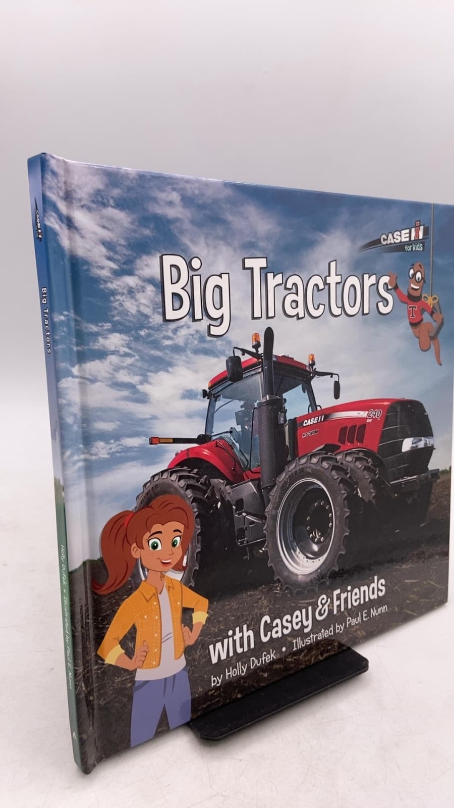 Big Tractors with Casey & Friends by Holly Dufek - front cover