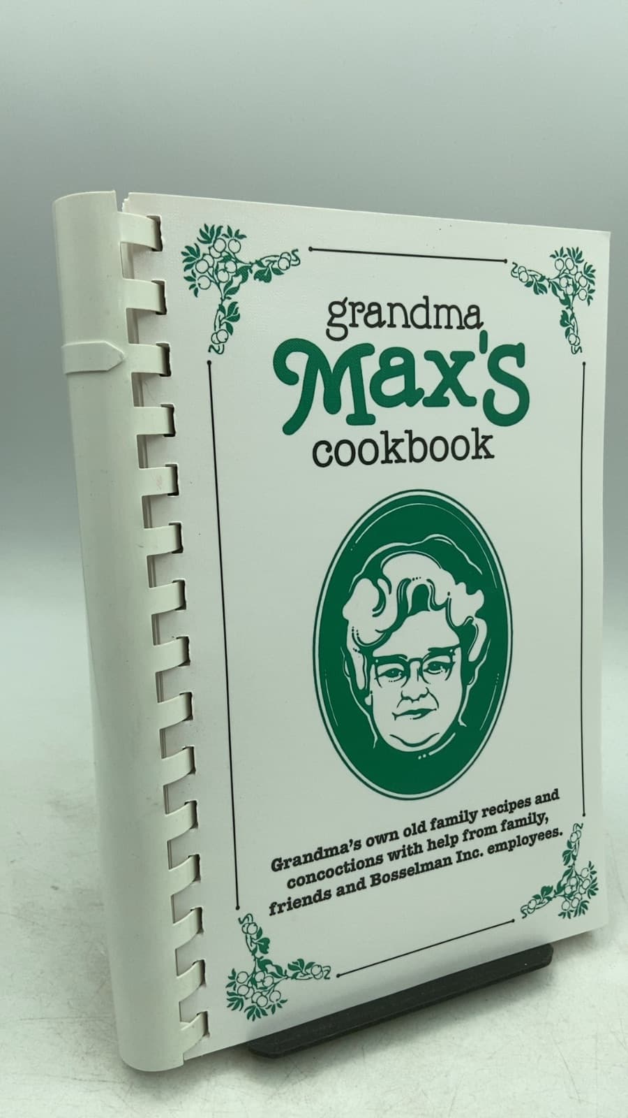 grandma Max's cookbook by Bosselman Inc. employees - front cover