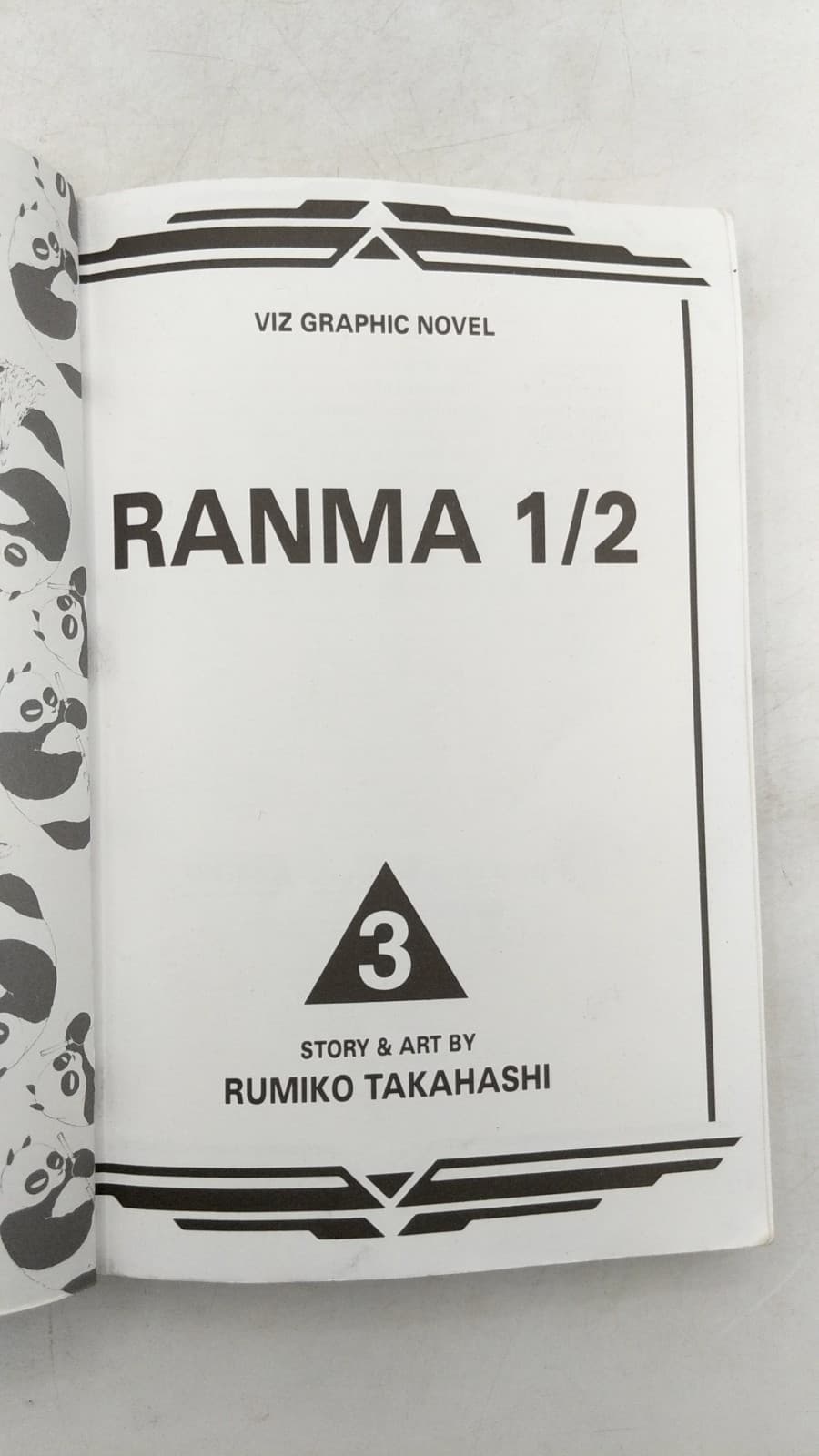 Ranma 1/2, Vol. 3 by Rumiko Takahashi - title page