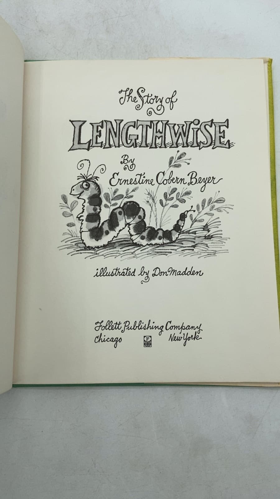 The Story of Lengthwise by Ernestine Cobern Beyer - title page
