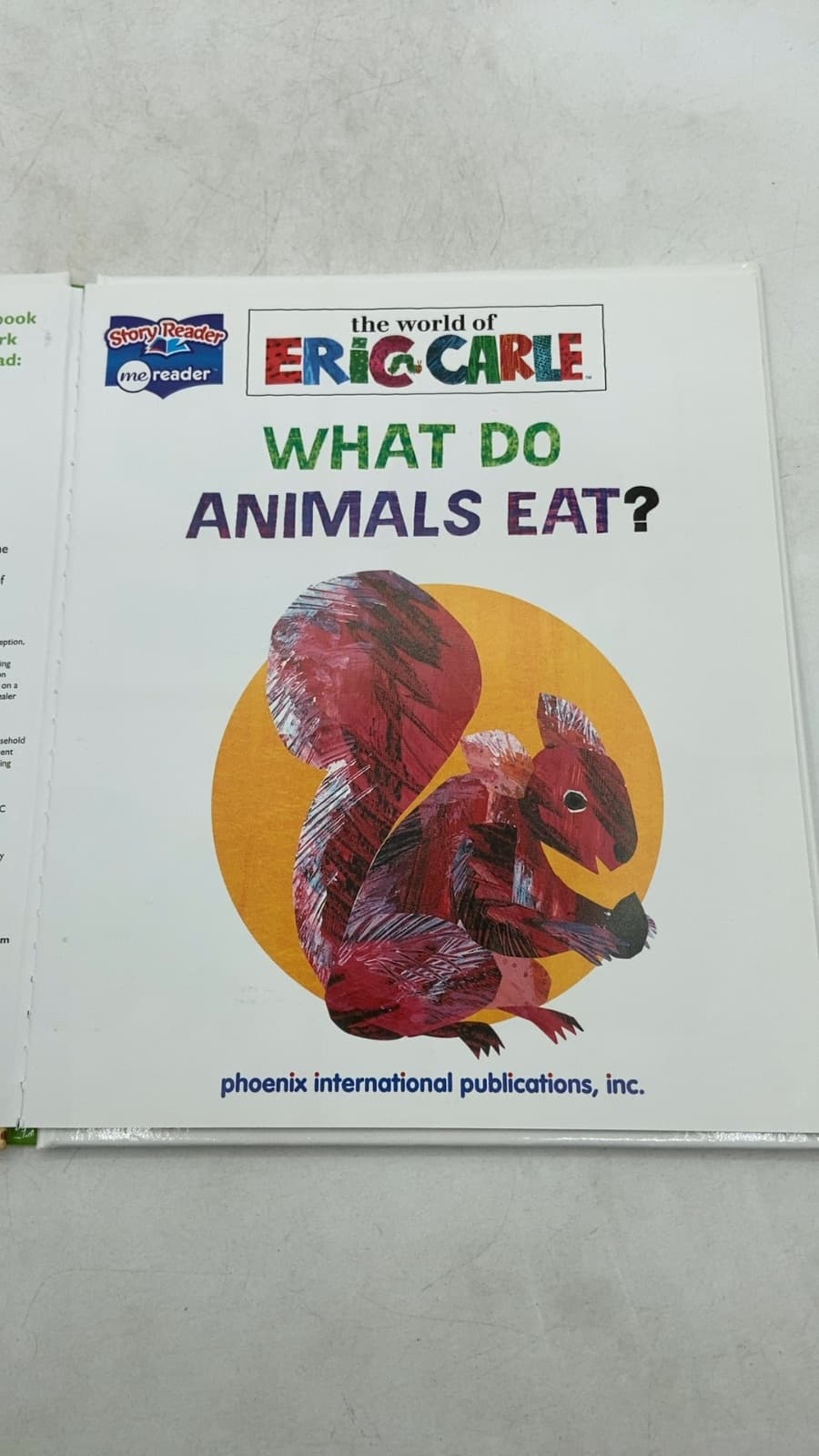 What Do Animals Eat? by Eric Carle - title page