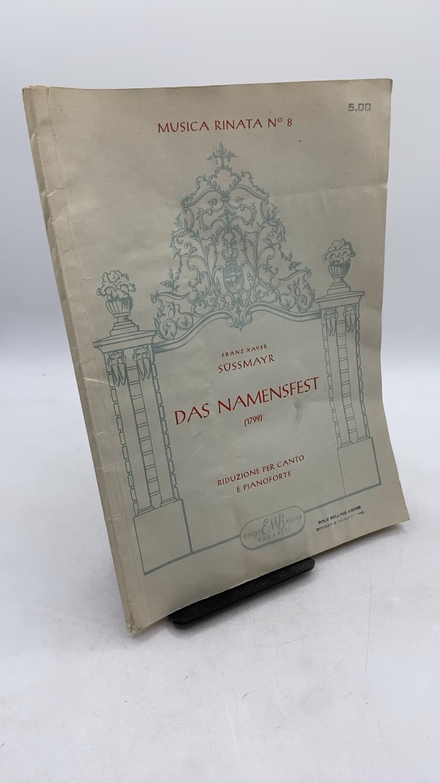 Das Namensfest (1799) by Franz Xaver Süssmayr - front cover