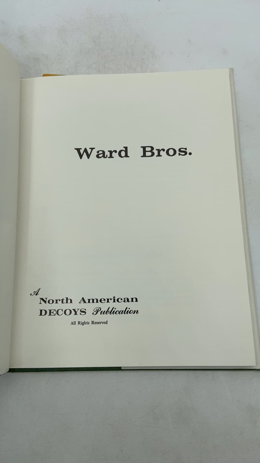 Ward Bros. Wildfowl Counterfeiters - title page