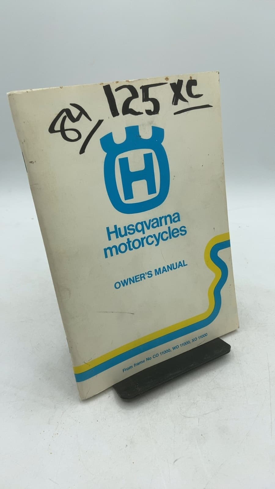 Husqvarna Motorcycles Owner's Manual 125 xc - front cover