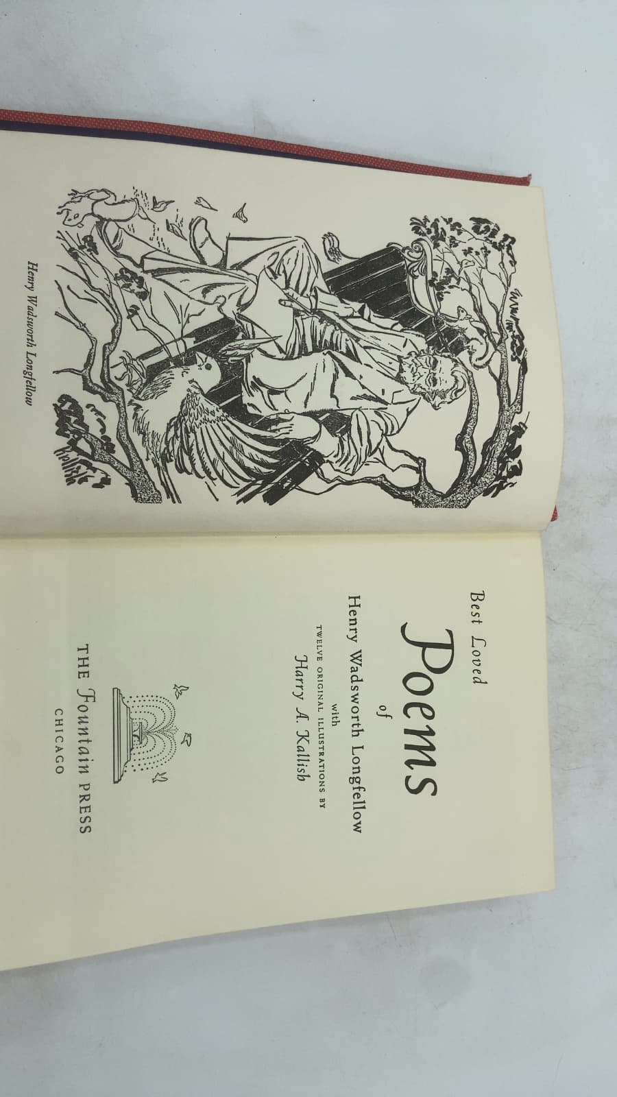 Best Loved Poems of Henry Wadsworth Longfellow by Henry Wadsworth Longfellow - title page