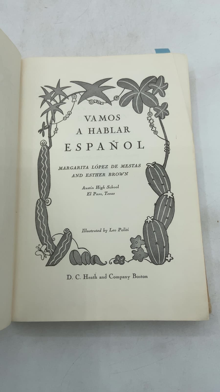 Vamos a hablar Español by Margarita López de Mestas and Esther Brown - title page