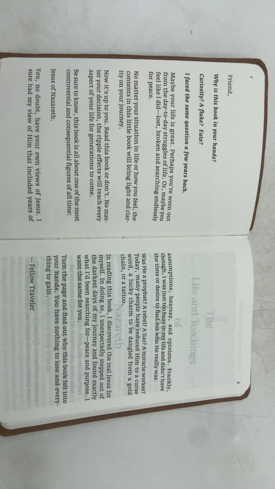The Life and Teachings of Jesus of Nazareth - title page