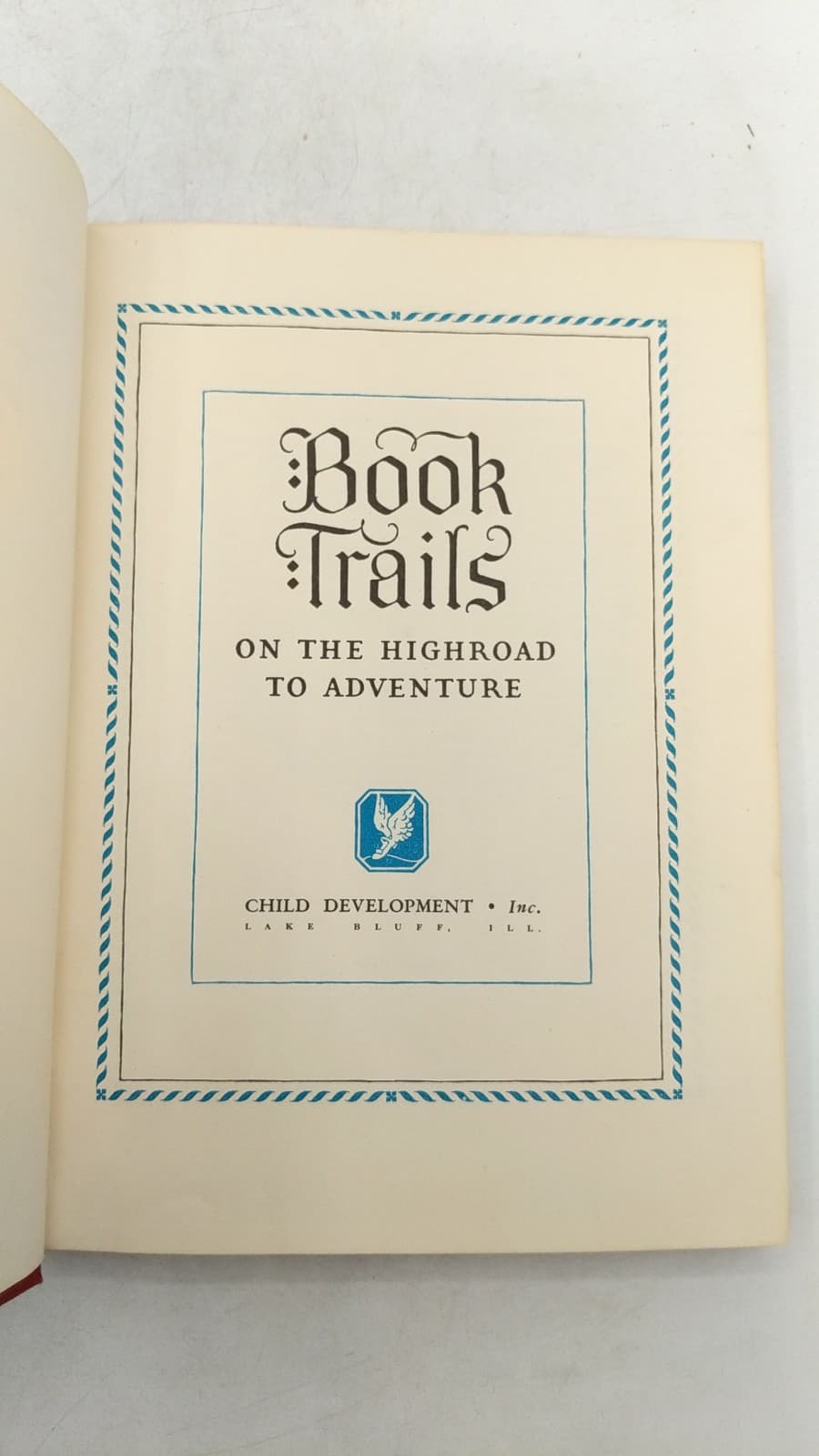 Book Trails on the Highroad to Adventure - title page