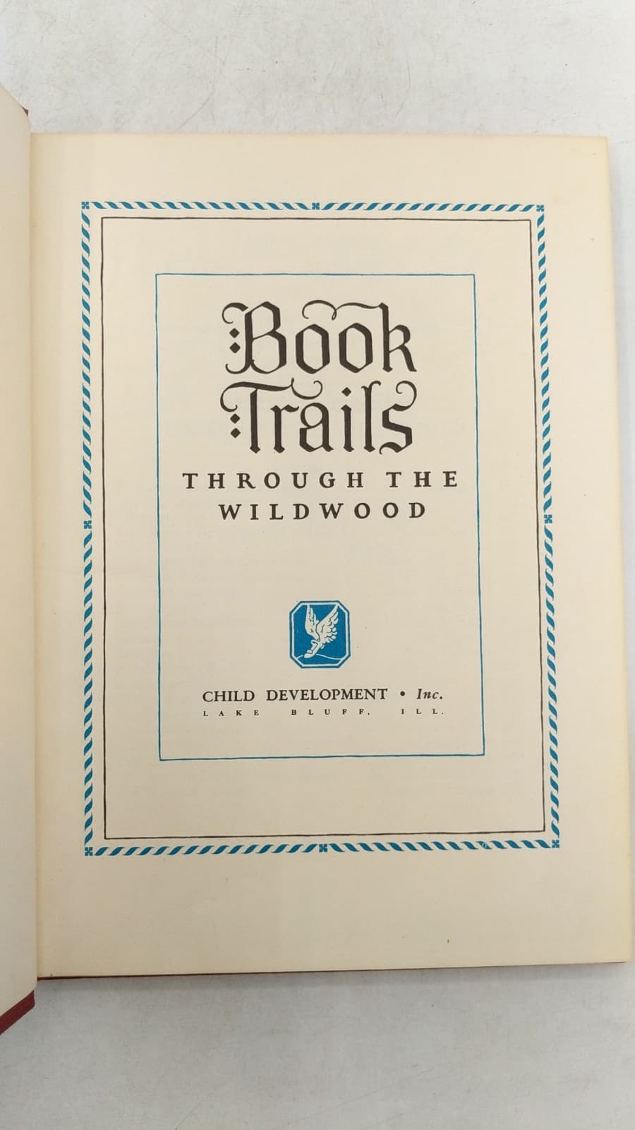 Book Trails Through the Wildwood - title page