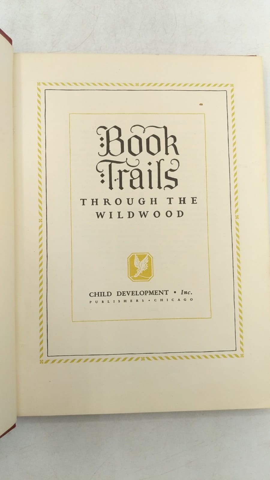 Book Trails Through the Wildwood - title page