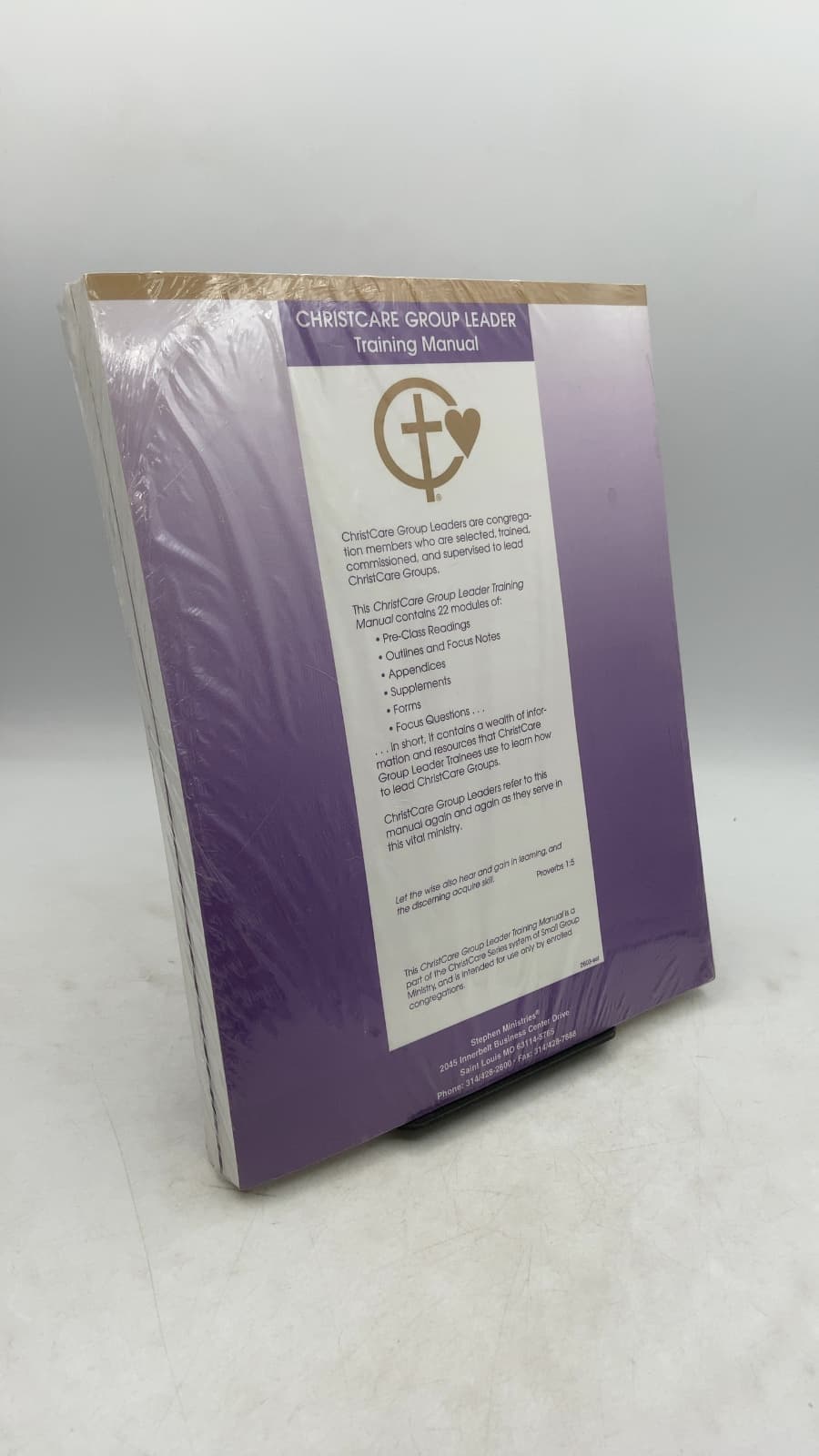 ChristCare Group Leader Training Manual (Volumes 1 & 2) by Stephen Ministries - title page