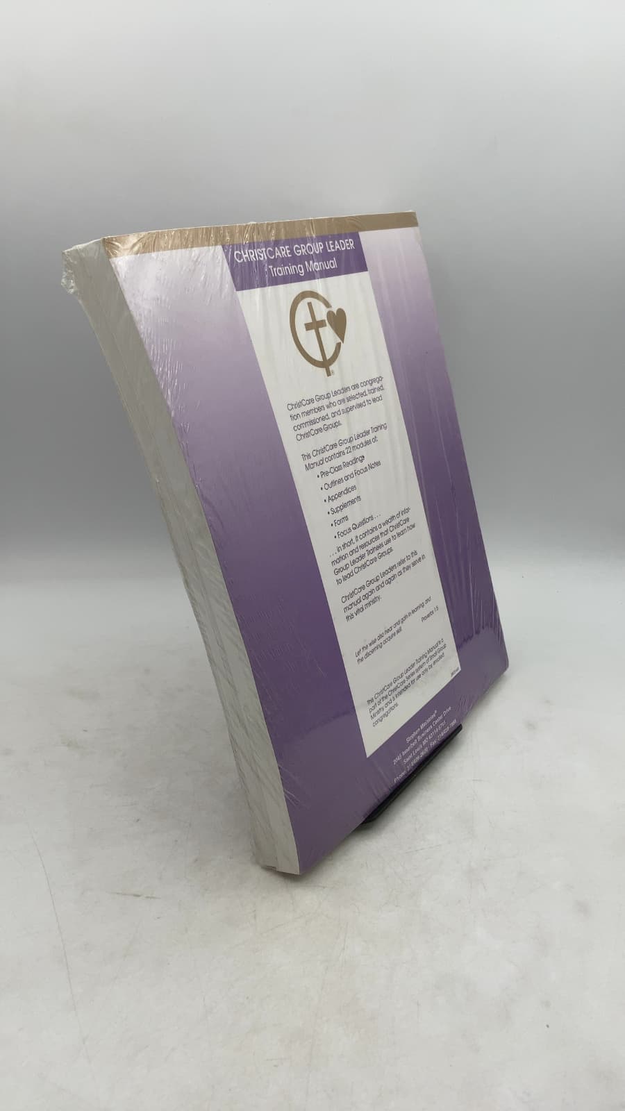 ChristCare Group Leader Training Manual (Volume 1: A-J and Volume 2: K-V) - title page