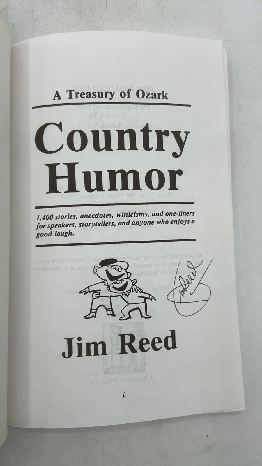 Country Humor by Jim Reed - title page