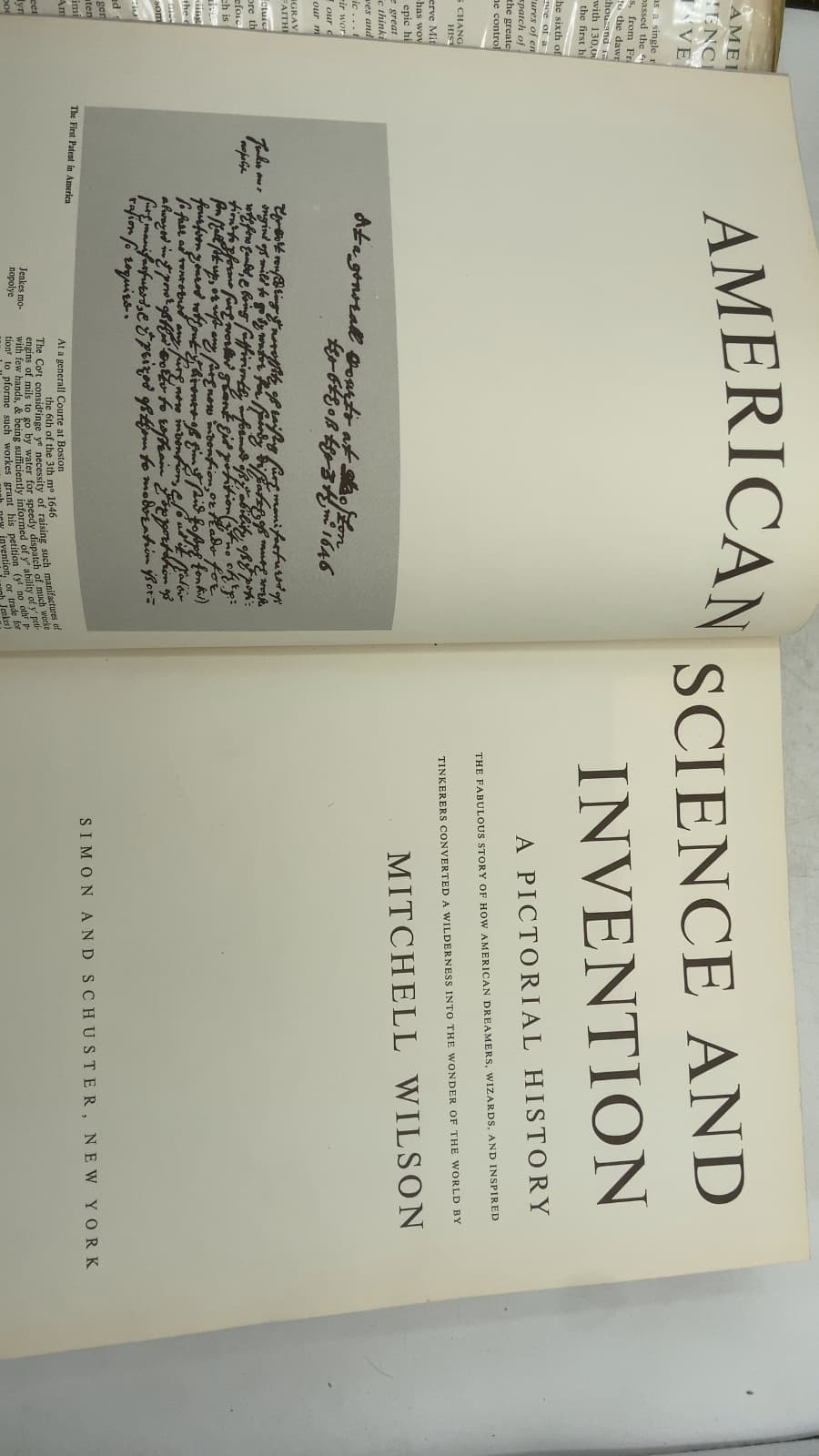 American Science and Invention: A Pictorial History by Mitchell Wilson - title page