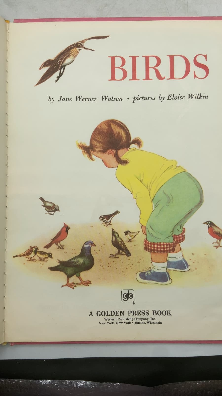 Birds: A Child's First Book About Our Most Familiar Birds by Jane Werner Watson - title page