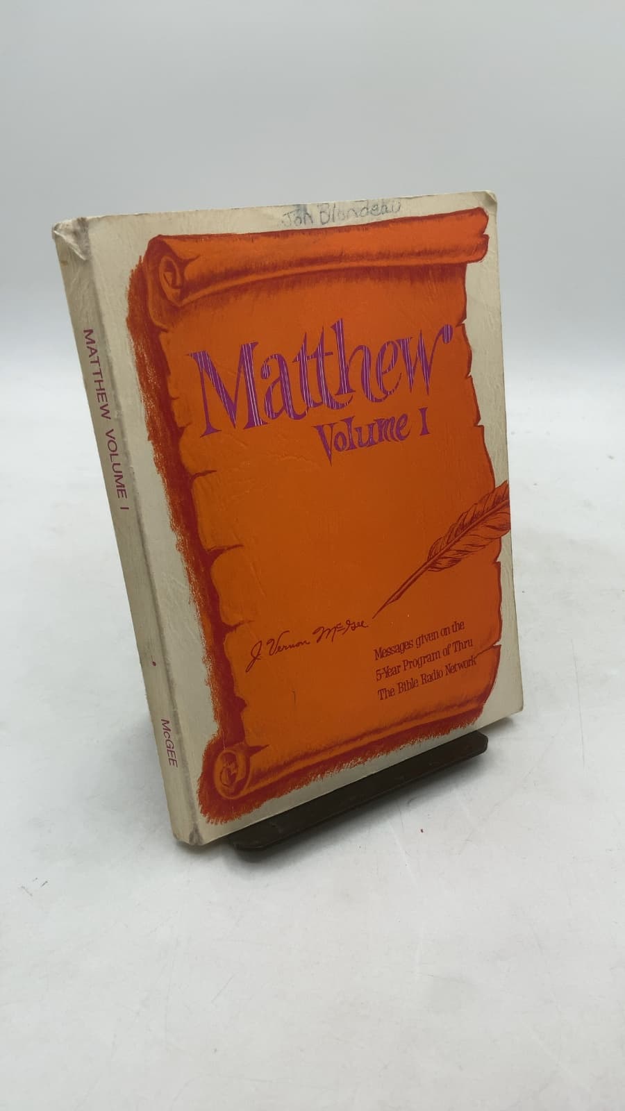 Matthew Volume I: Chapters 1-13 by J. Vernon McGee - front cover