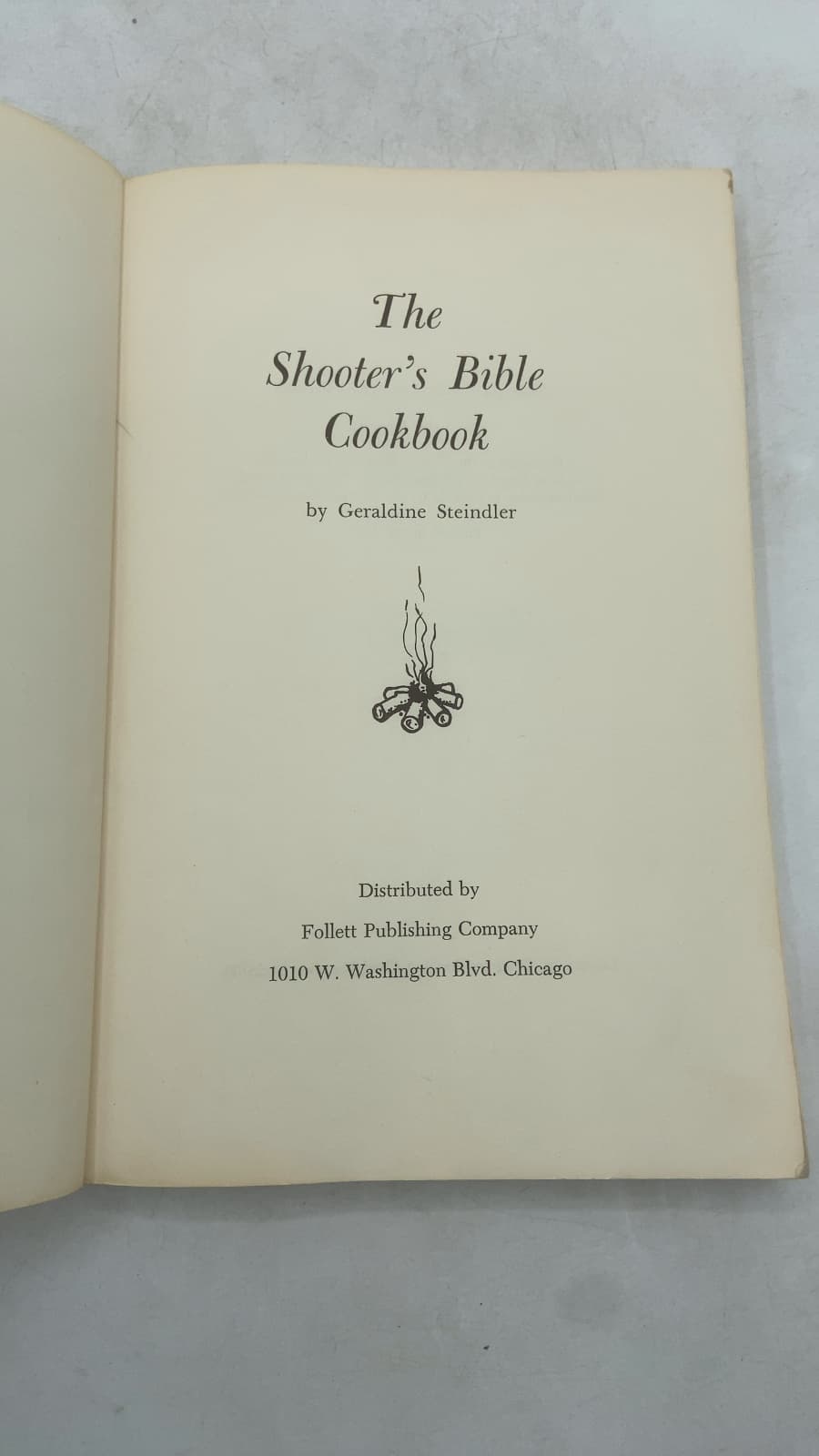 The Shooter's Bible Cookbook by Geraldine Steindler - title page