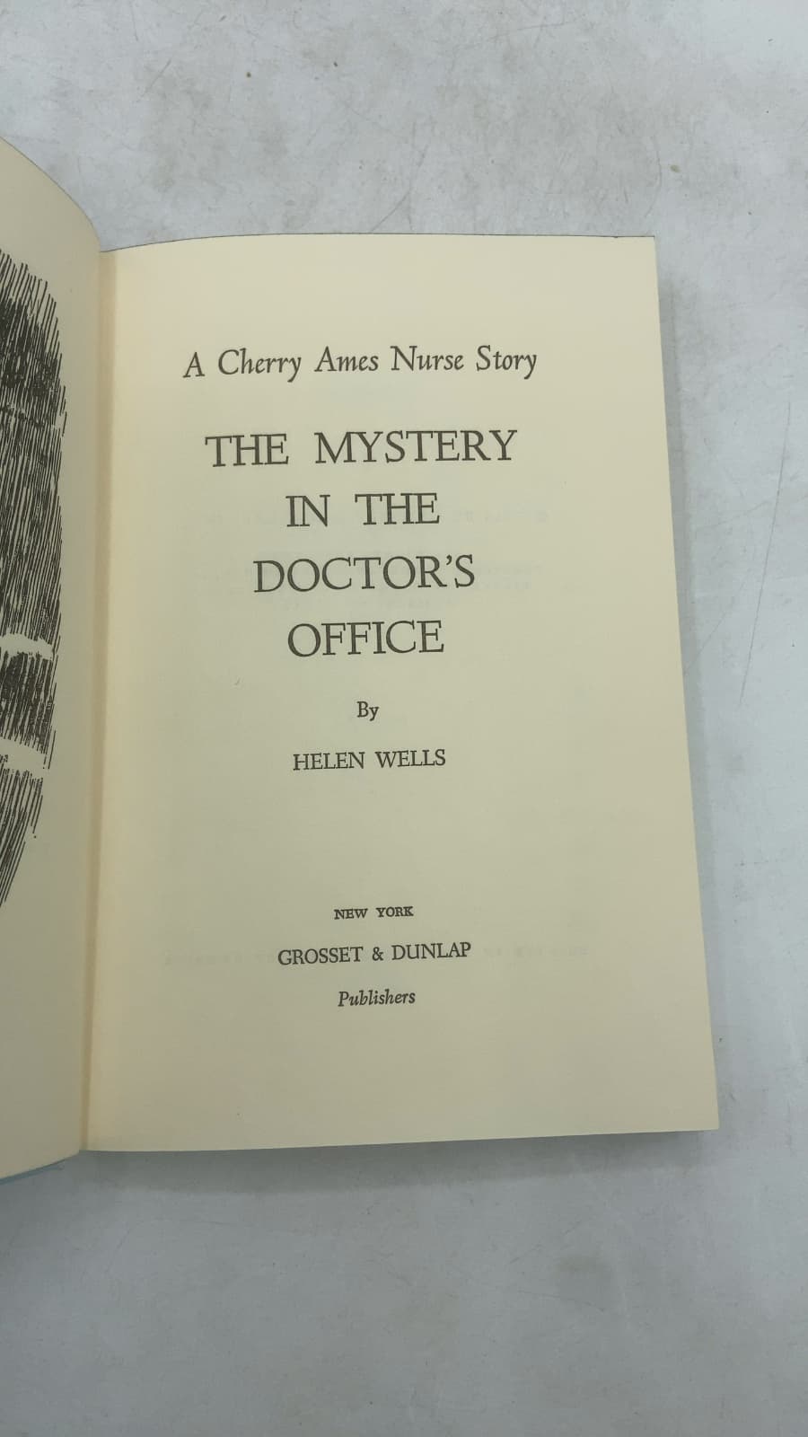 The Mystery in the Doctor's Office by Helen Wells - title page