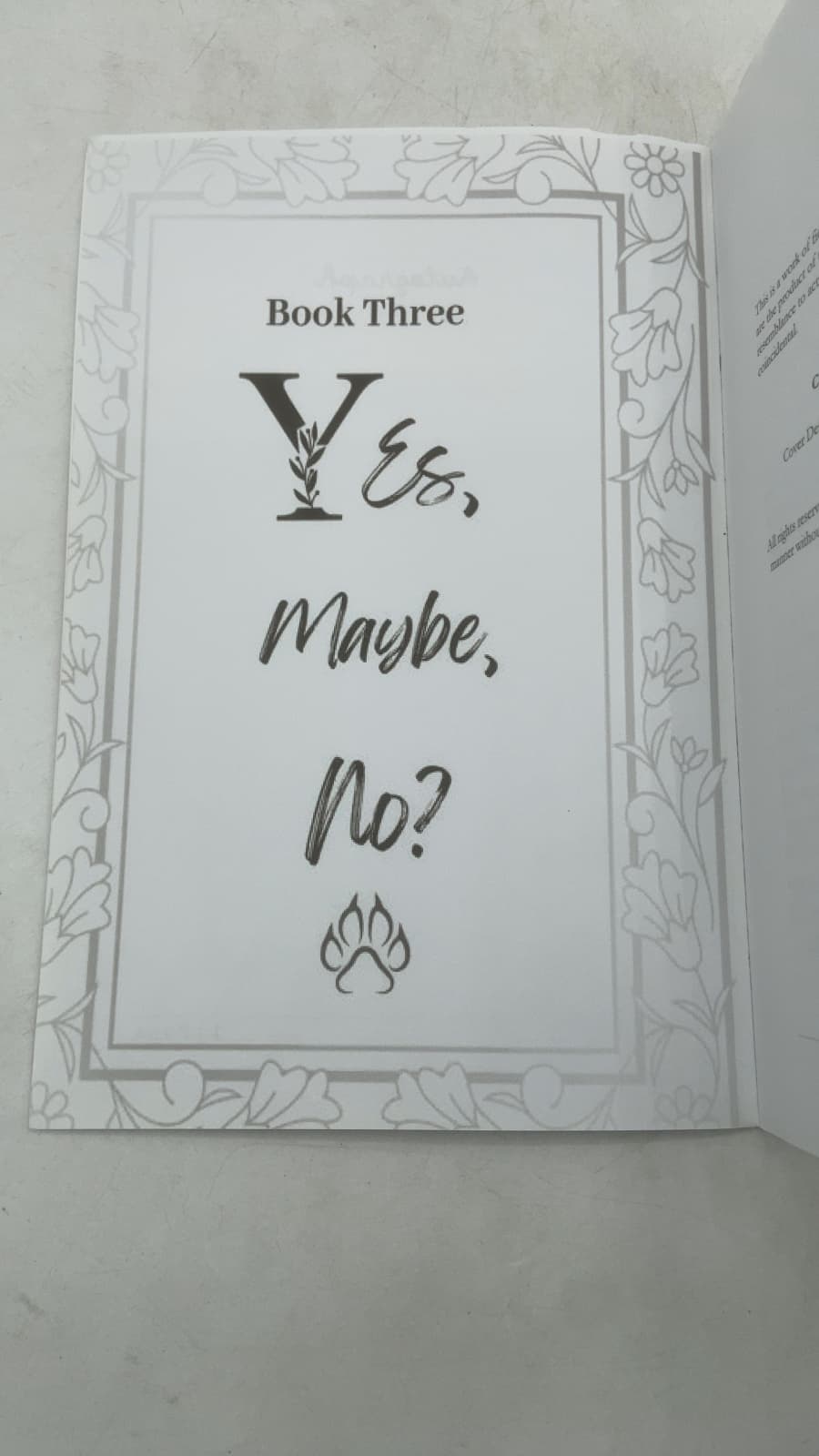 Alaina's Destiny: Yes, Maybe, No? by Lizzy M. Diamond - title page