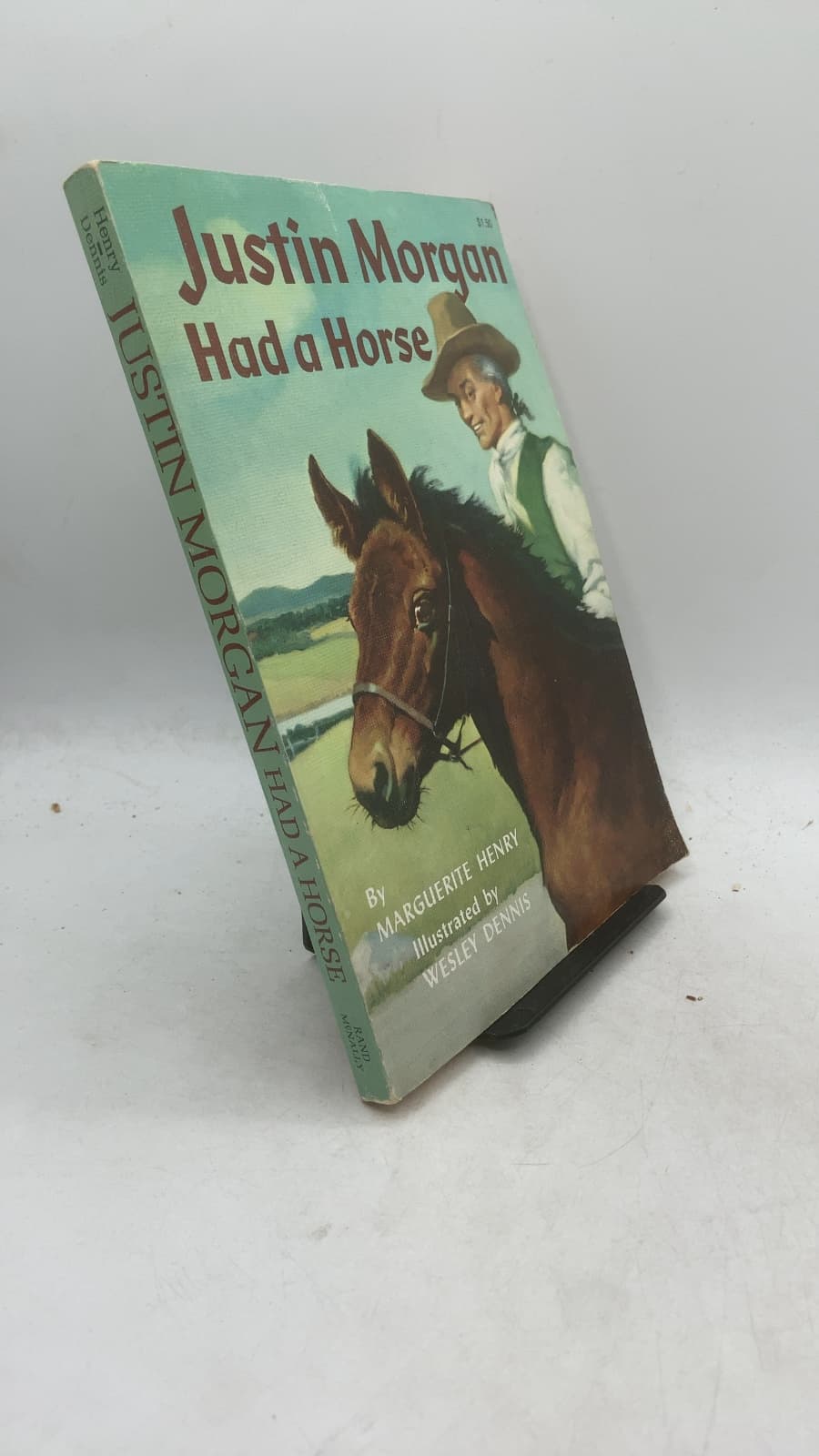 Justin Morgan Had a Horse by Marguerite Henry - front cover