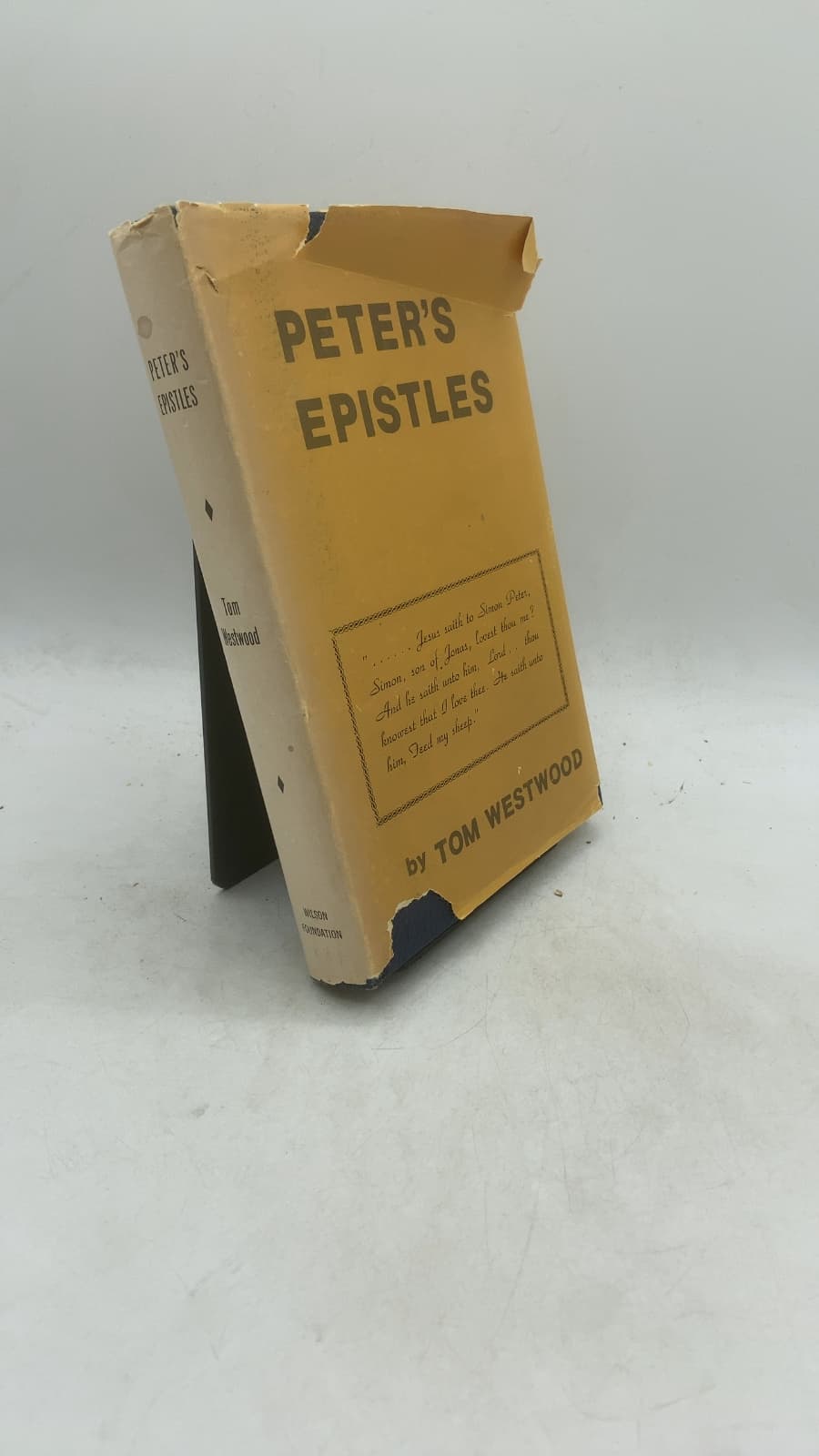 THE Epistles OF Peter by TOM Westwood - front cover