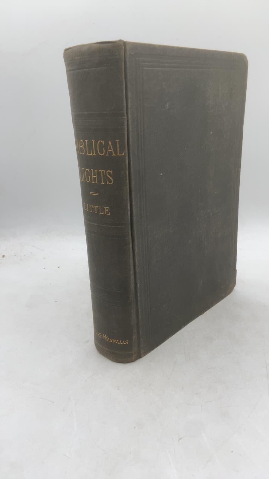 Biblical Lights and Side-Lights: Ten Thousand Illustrations by Rev. Chas. E. Little - front cover
