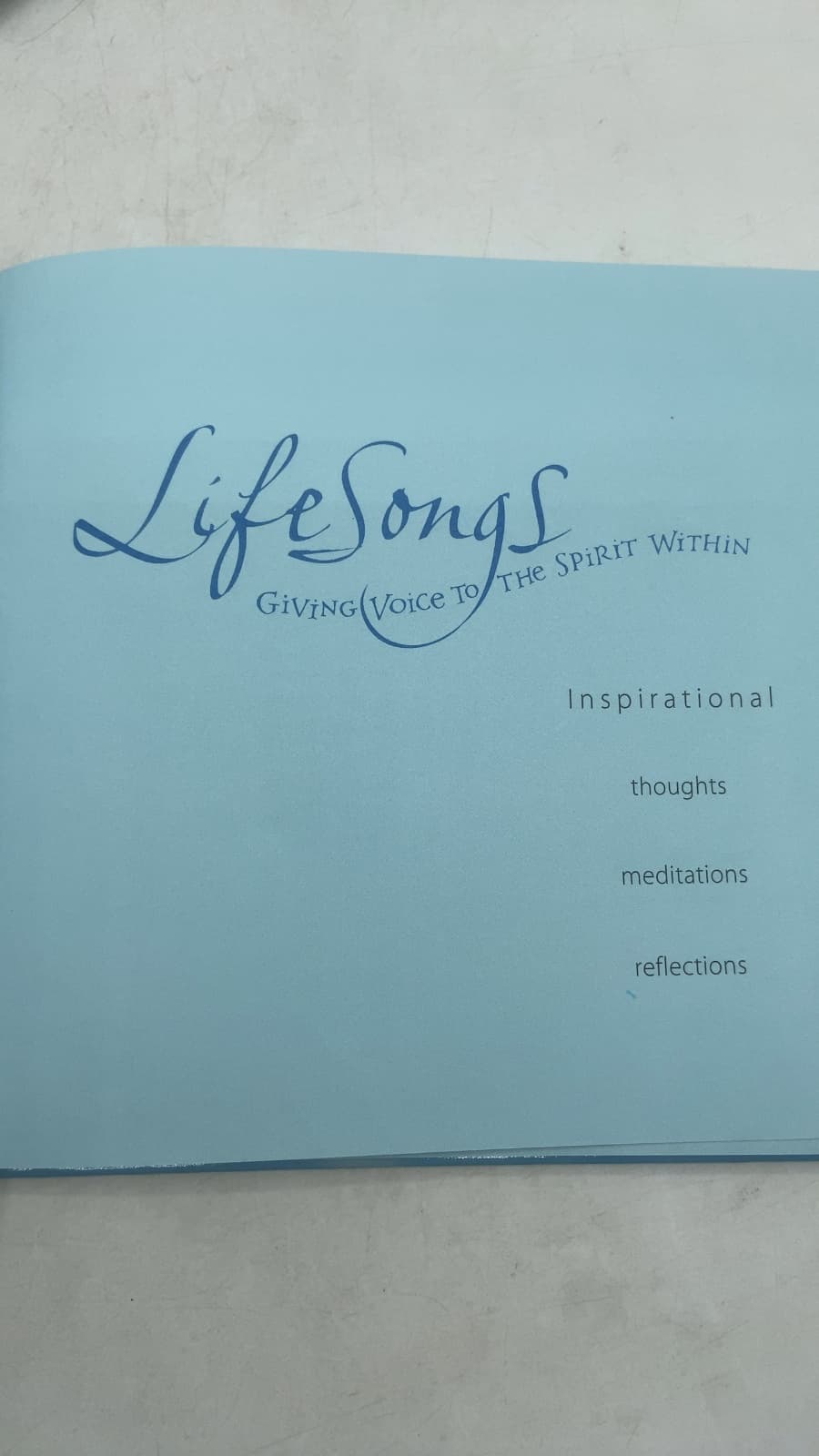 LifeSongs: Giving Voice to the Spirit Within by Christine Craig, Pat Daneman, Renée Duvall, et al. - title page