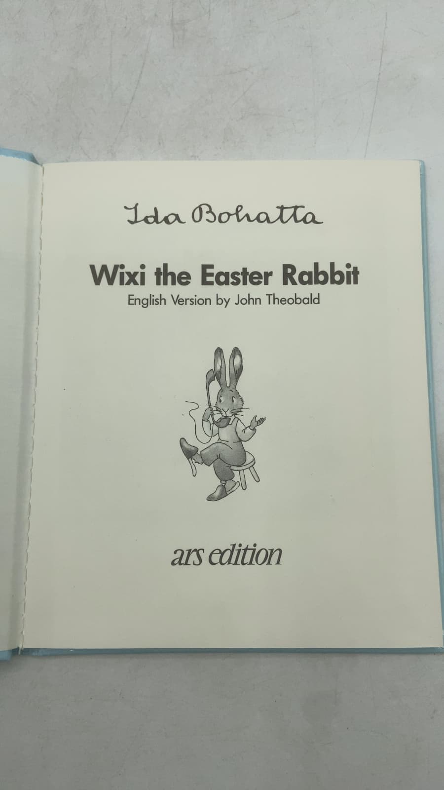 Wixi the Easter Rabbit by Ida Bohatta - title page